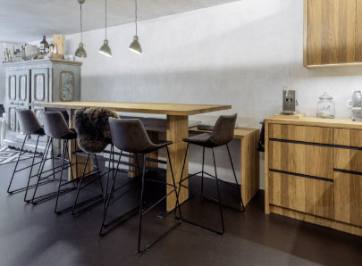 Masivholz Eichenküche